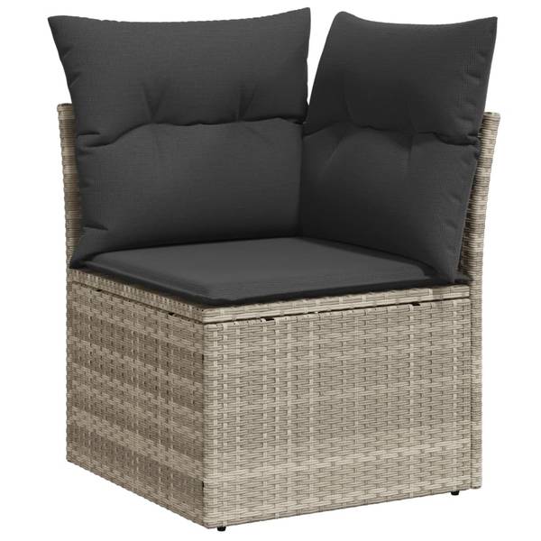 Salon de jardin 3036904-1 lot de 7 Gris lumineux