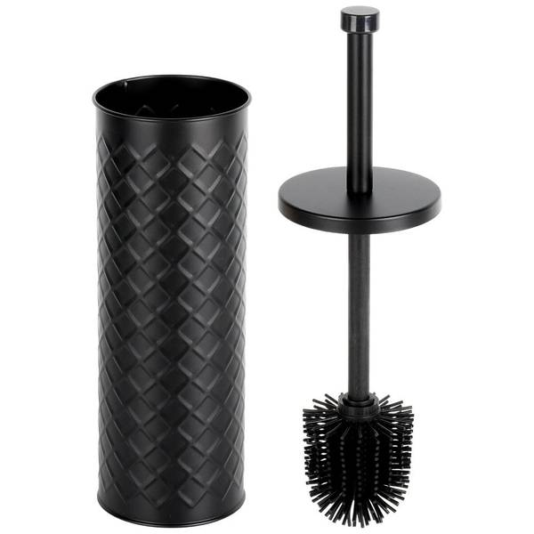 Toilettenbürste 14928 Schwarz - Metall - 11 x 10 x 28 cm