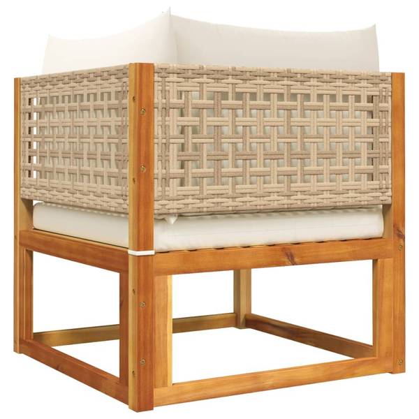 Loungeset 3037868-2 set van 4 beige - crèmekleurig