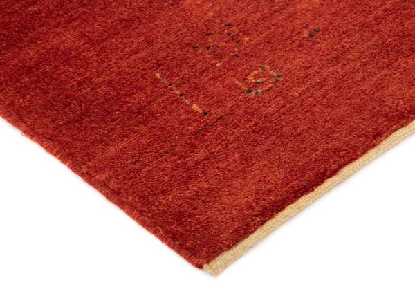 Tapis Gabbeh XXV Rouge - Laine - 155 x 2 x 204 cm