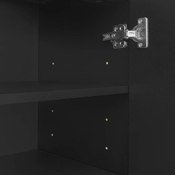 Sideboard mit 2 Schubladen jm03 Schwarz