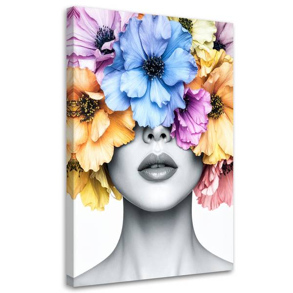 Wandbild Frau 60 x 90 cm