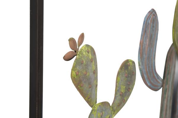 Objets muraux Cactus Métal - 1 x 50 x 50 cm