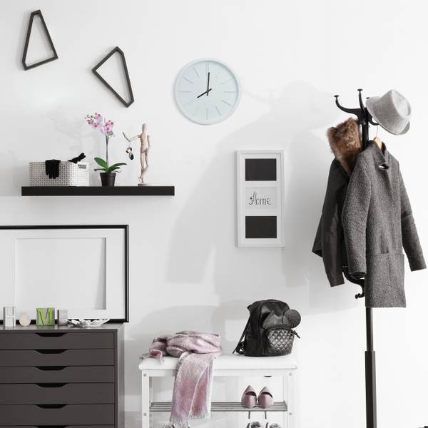 Wanduhr modern Metall - Kunststoff