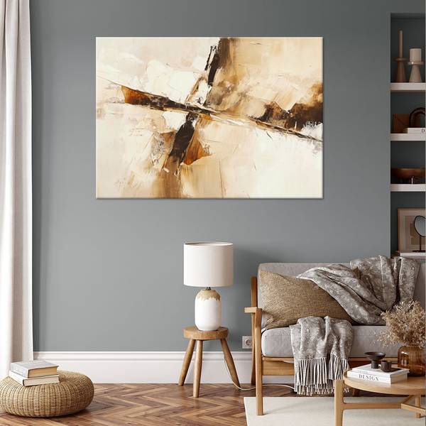 Wandbild moderne abstraktion 90 x 60 cm