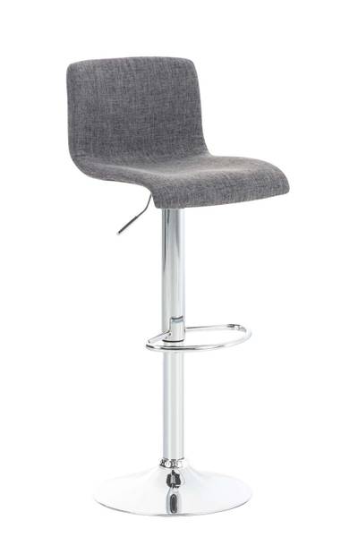 Barhocker Hoover Hellgrau - Silber