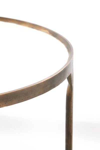 Tisch ELI Weiß - Metall - 85 x 42 x 85 cm