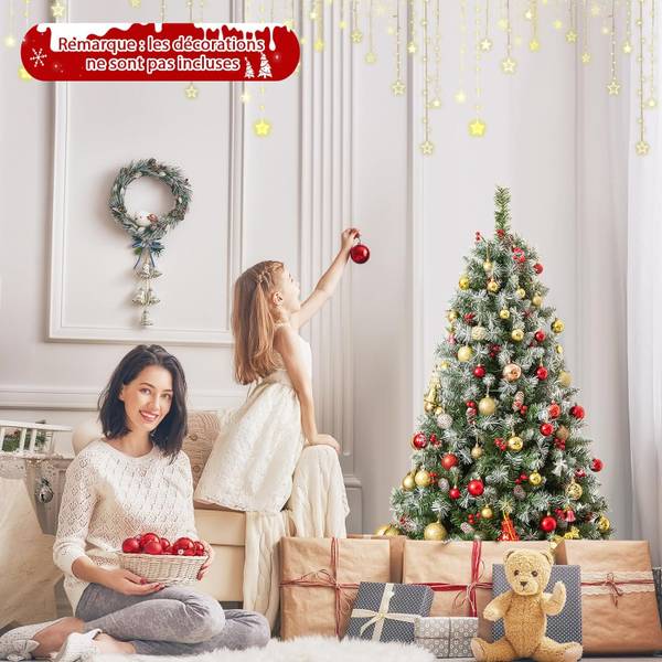 Weihnachtsbaum CM24414DE Grün - Kunststoff - 82 x 150 x 82 cm