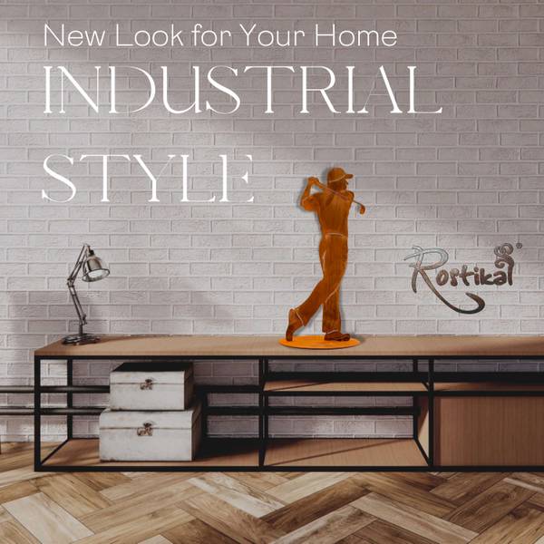 Dekofigur Golfspieler 18 x 40 x 18 cm