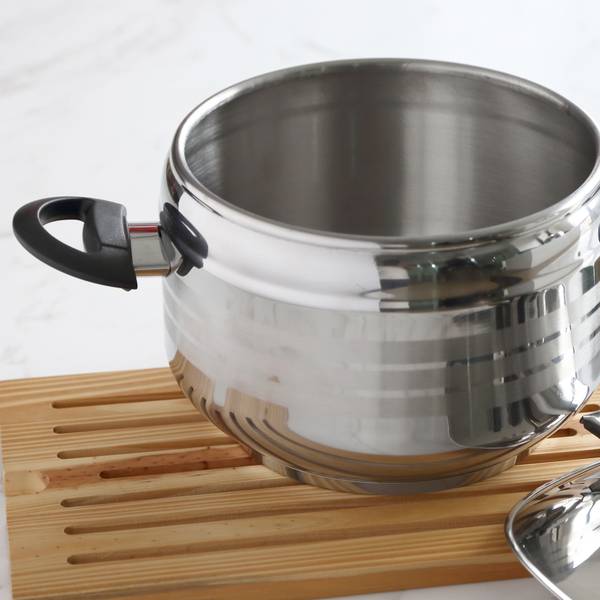 Schnellkochtopf Q4581 Braun - Metall - 31 x 16 x 48 cm