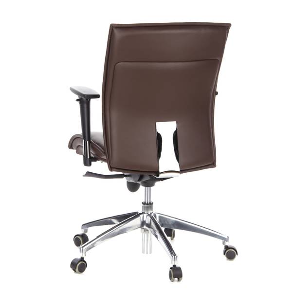 Chefsessel MURANO 10 Braun - Flachgewebe - 59 x 117 x 51 cm
