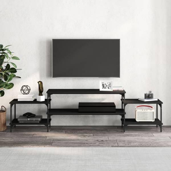 TV-Schrank 3028725 Schwarz - Breite: 197 cm