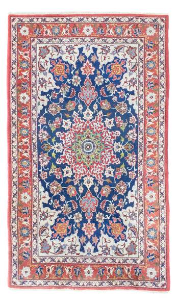 Orientteppich Oriental Blau - Wolle - 105 x 1 x 170 cm