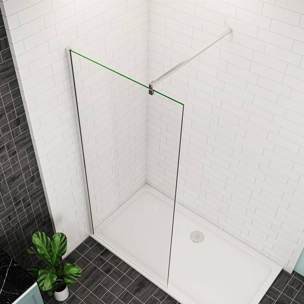 NANO Duschabtrennung Duschwand Sicherheitsglas - 80 x 200 x 1 cm