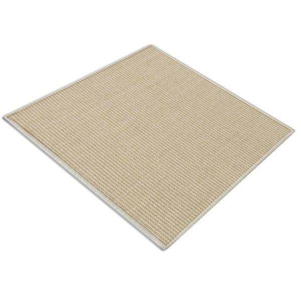 Sisal-Kratzteppich für Katzen Beige - 50 x 50 cm