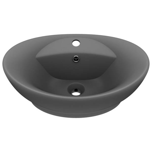 Waschbecken 3003072 Grau - Keramik - 58 x 21 x 39 cm