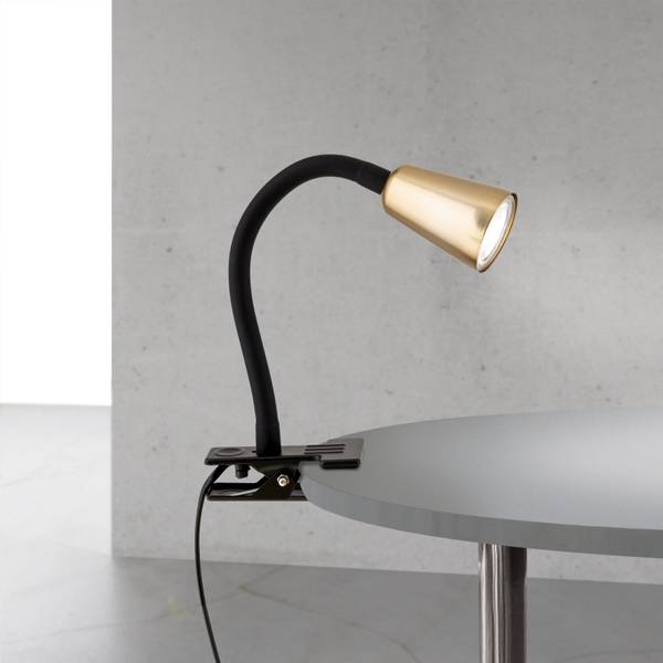 Klemmleuchte Dotty Gold