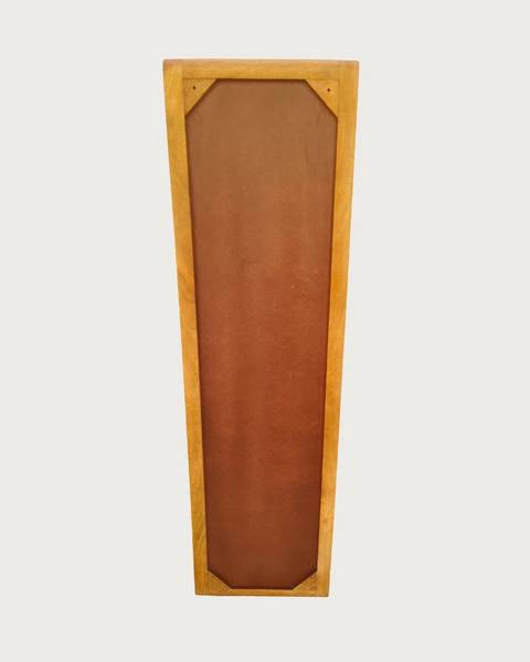 Palo Colonne à suspendre avec miroir e Marron - Bois massif - 25 x 140 x 25 cm