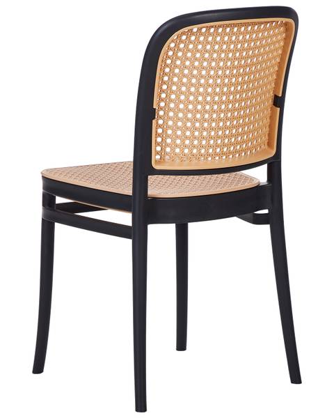 Gartenset PLOSE 4-tlg Beige - Schwarz