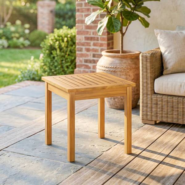 Balkontisch 84G-859V00TK Braun - Akazie - 48 x 46 x 48 cm