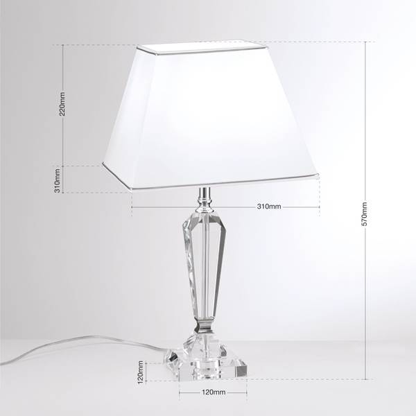 Tischleuchte VERONIQUE Silber