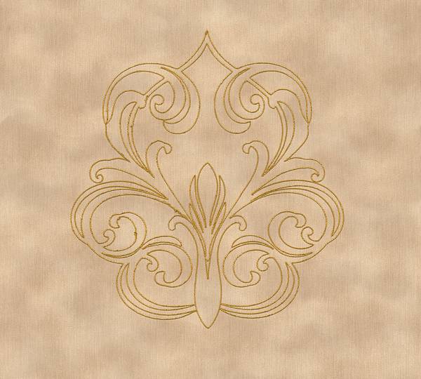 Tapete 3789 Barock Optik modern Design Braun - Gold