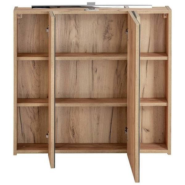 Badmöbel-Set TOSKANA-56-152 3er-Set Grau - Holzwerkstoff - 135 x 190 x 46 cm