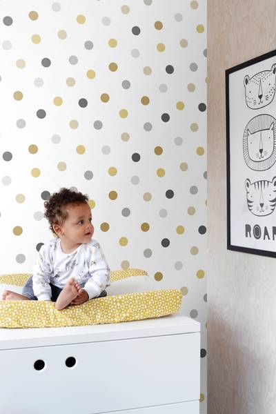 Tapete 139042 Gold - Fleece - 53 x 1005 x 53 cm