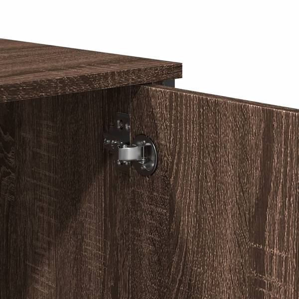 Highboard DE8816 Braun - Holzwerkstoff - 80 x 138 x 36 cm