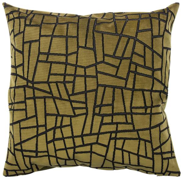 Kissenbezug GEORG Grün - Textil - 50 x 1 x 50 cm