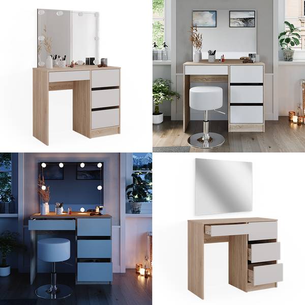 Schminktisch Sherry 40831 Eiche Sonoma Dekor