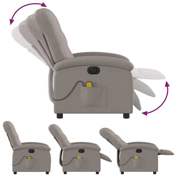 Massagesessel 3032264-3 Taupe