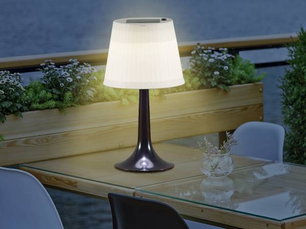 Außentischleuchte Triw 2er Set Schwarz - Weiß