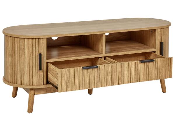 TV-Möbel SELAH Braun - Bambus - 120 x 47 x 40 cm