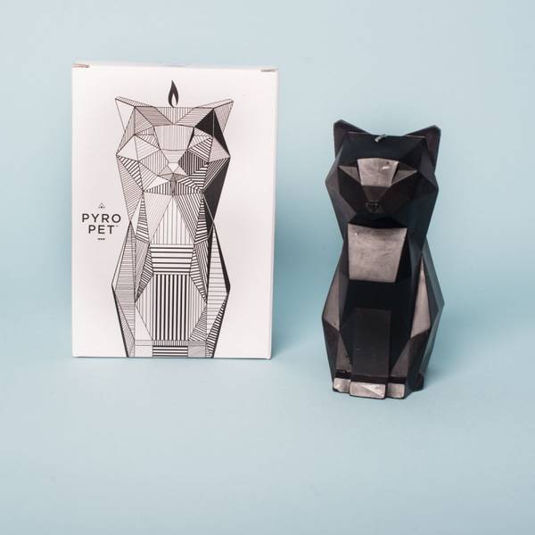 Bougie PyroPet Kisa Noir