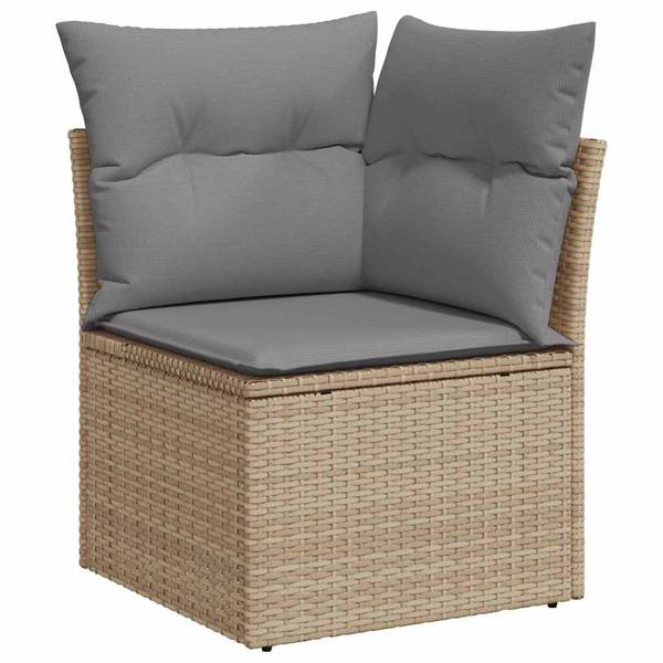 Salon de jardin 3036657-2 (lot de 6) Beige - Gris