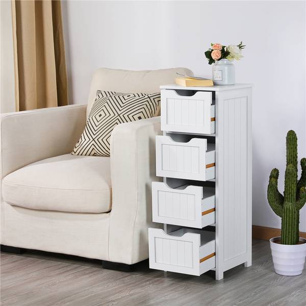 Midischrank ARJ91 Weiß - Holzwerkstoff - 30 x 82 x 30 cm