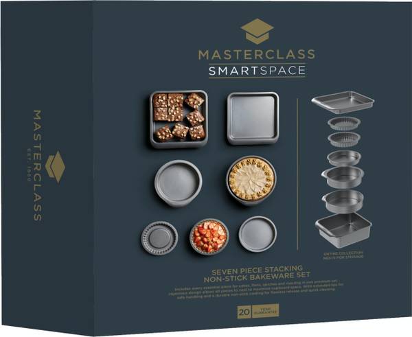 Backset Smart Space 7-teilig Grau - Metall - 2 x 2 x 1 cm