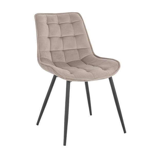 Esszimmerstuhl IKALO - 4er Set Braun - Metall - 52 x 80 x 59 cm