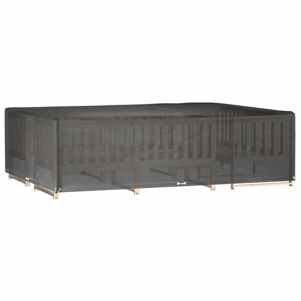 Gartenmöbel-Abdeckung DE694 Schwarz - Kunststoff - 200 x 75 x 300 cm