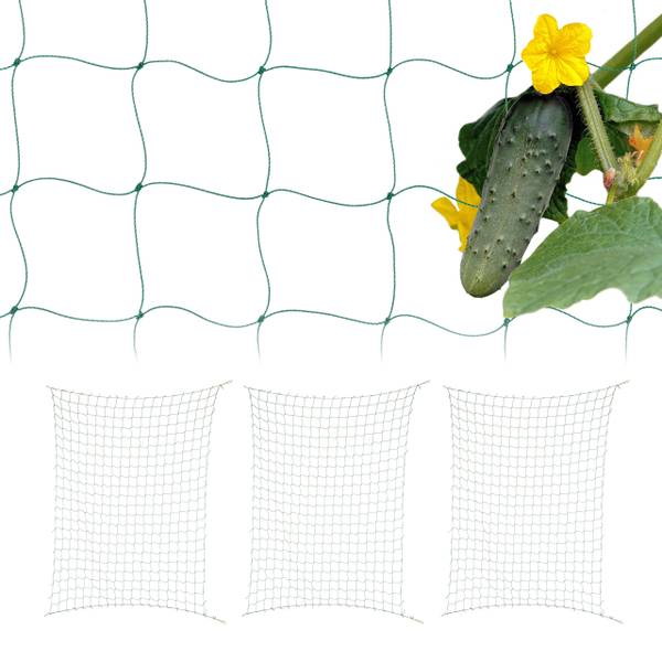 Ranknetz 200 x 350 cm 4er Set Grün - Polyethylen - 350 x 200 x 1 cm
