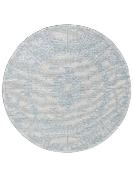 In-/Outdoorteppich Bronco Blau - Polypropylen - 160 x 1 x 160 cm