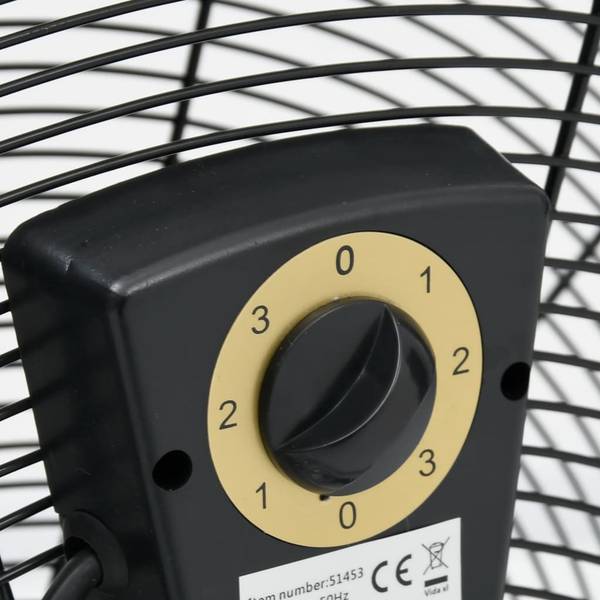 Trommelventilator 51453 Schwarz - Aluminium - Stahl - 73 x 69 x 42 cm