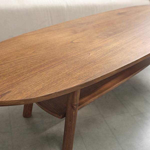 Couchtisch MILO Braun - Massivholz - 160 x 40 x 50 cm
