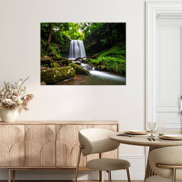 Wandbild Fluss 90 x 60 cm