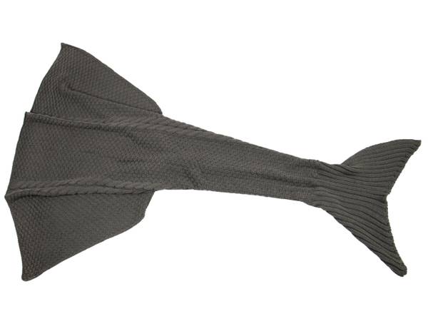 Kuscheldecke 00000160 Grau - Textil - 60 x 1 x 180 cm