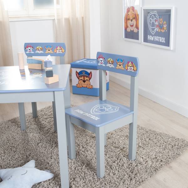 Kinderstoel 50773PW3 blauw - deels massief hout - 31 x 59 x 29 cm
