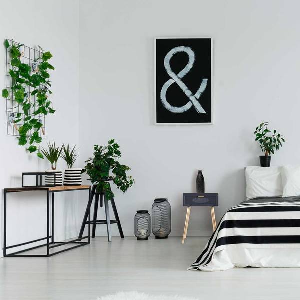 Nachttisch Nia Grau - Holz teilmassiv - 47 x 67 x 39 cm