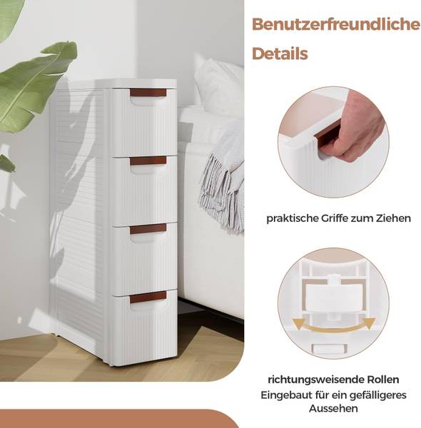 Nischenschrank VH33616ITDE Weiß - 19 x 74 x 42 cm