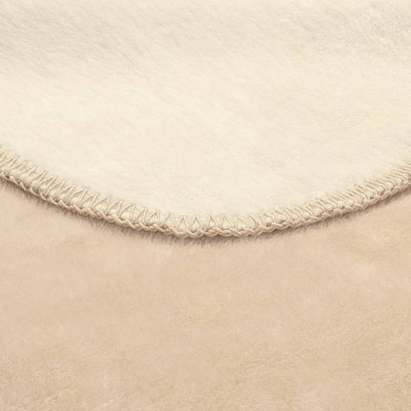 Wohndecke 2er-Pack 156392 Cremeweiß - Hochglanz Weiß - 150 x 200 cm
